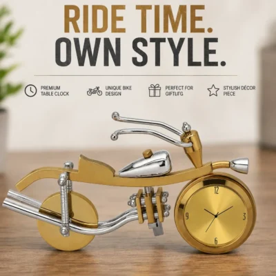 Buy Antique Motorcycle Desk Clock in bulk for Corporate Gifting | Corporate Gyft