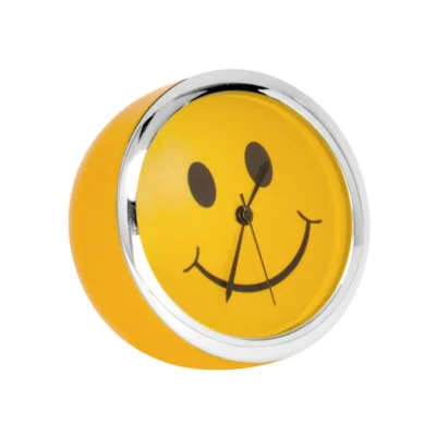 Buy Metal Smilely Table Clock in bulk for Corporate Gifting | Corporate Gyft