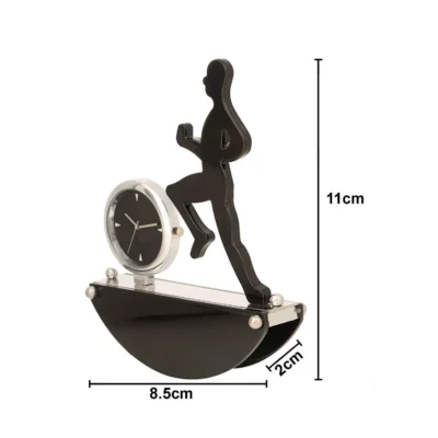 Buy Dynamic Runner Metal Clock in bulk for Corporate Gifting | Corporate Gyft