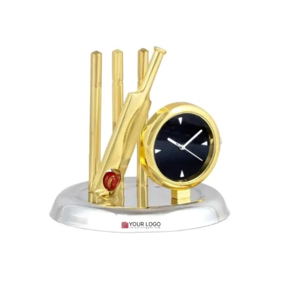 Buy Cricket Heritage Table Clock in bulk for Corporate Gifting | Corporate Gyft