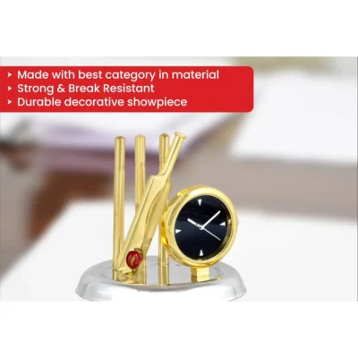 Buy Cricket Heritage Table Clock in bulk for Corporate Gifting | Corporate Gyft