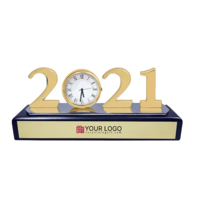 Buy Corporate Milestone Desk Clock in bulk for Corporate Gifting | Corporate Gyft