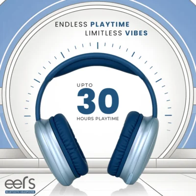 Buy Lapcare EERS Bluetooth Headphones - Blue in bulk for Corporate Gifting | Corporate Gyft