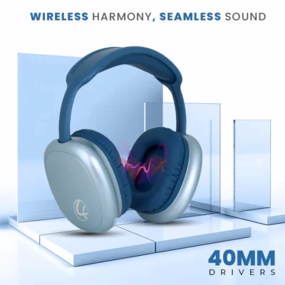 Buy Lapcare EERS Bluetooth Headphones - Blue in bulk for Corporate Gifting | Corporate Gyft
