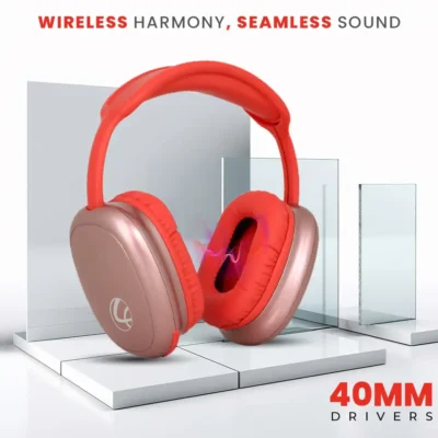 Buy Lapcare EERS Bluetooth Headphones - Rose Gold in bulk for Corporate Gifting | Corporate Gyft