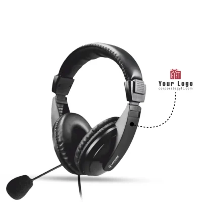Buy Lapcare Multimedia USB Wired Headset with Mic in bulk for Corporate Gifting | Corporate Gyft