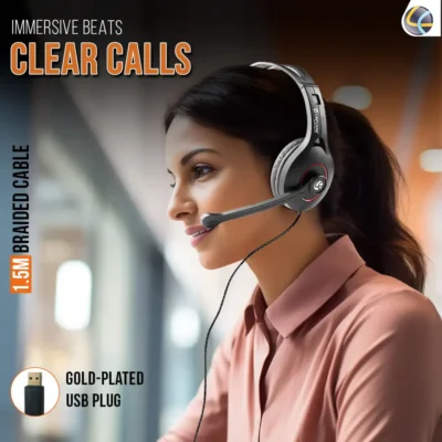 Buy Lapcare Rocky USB Headset in bulk for Corporate Gifting | Corporate Gyft