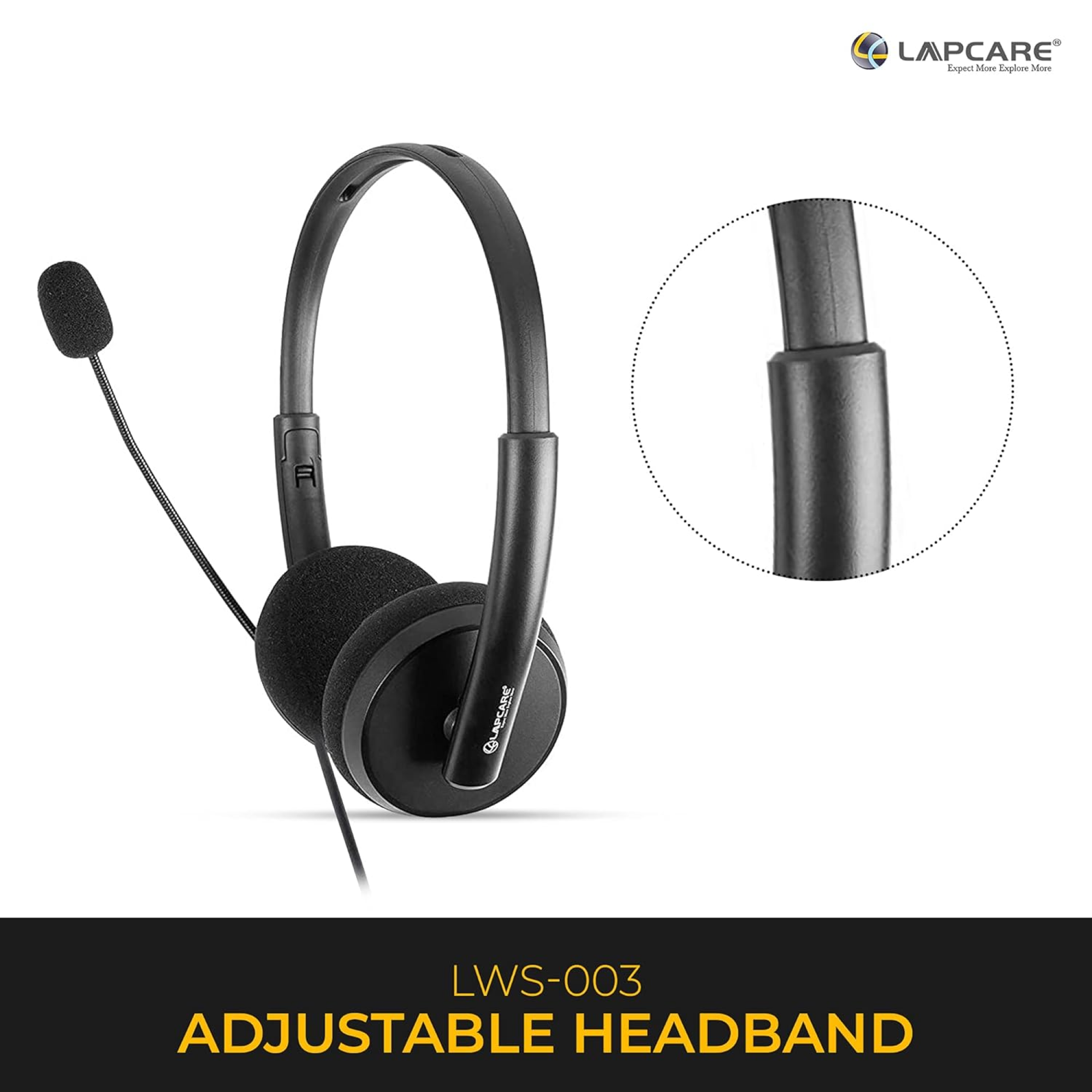 Lapcare Multimedia Headset with Mic Buy Lapcare Multimedia Headset with Mic in bulk for Corporate Gifting | Corporate Gyft