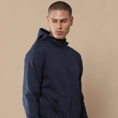 Buy 2-in-1 Zipper Fleece Sweatshirt - Midnight Navy in bulk for Corporate Gifting | Corporate Gyft