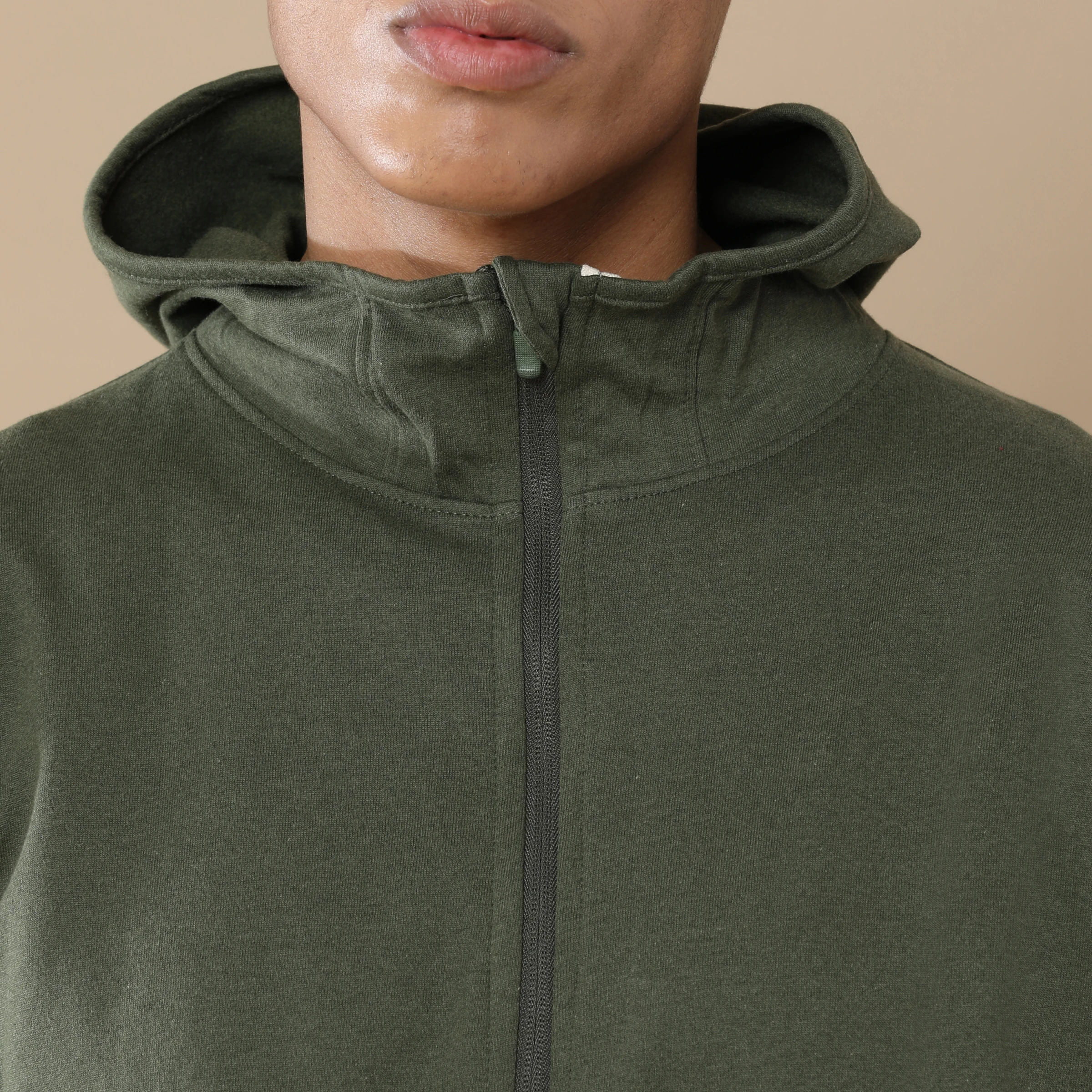 2-in-1 Zipper Fleece Sweatshirt - Olive Green Buy 2-in-1 Zipper Fleece Sweatshirt - Olive Green in bulk for Corporate Gifting | Corporate Gyft