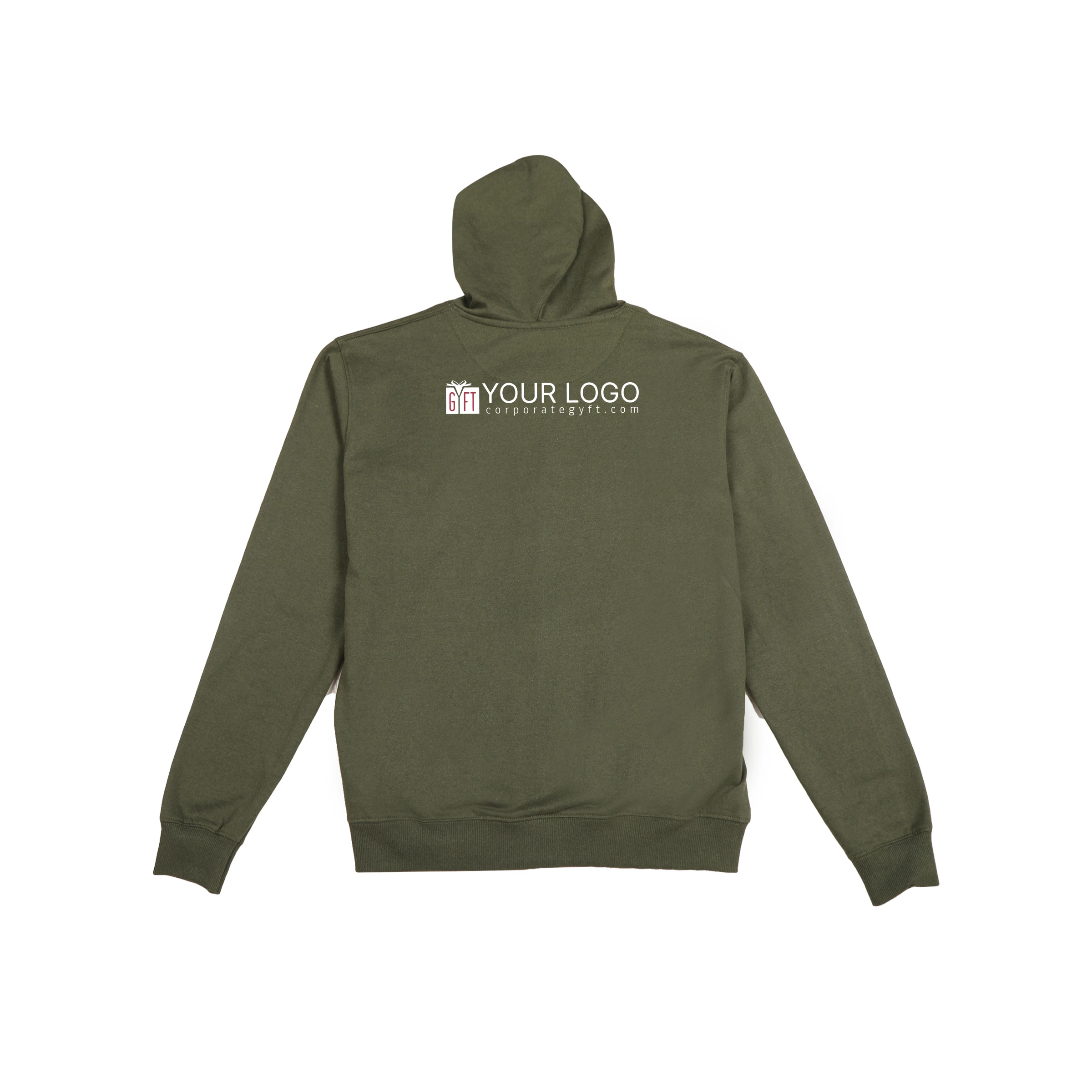 2-in-1 Zipper Fleece Sweatshirt - Olive Green Buy 2-in-1 Zipper Fleece Sweatshirt - Olive Green in bulk for Corporate Gifting | Corporate Gyft