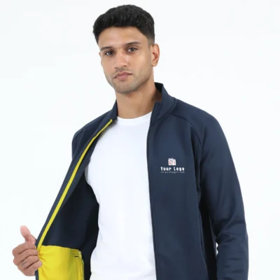 Buy Urban Jet Setter Jacket - Navy Blue in bulk for Corporate Gifting | Corporate Gyft