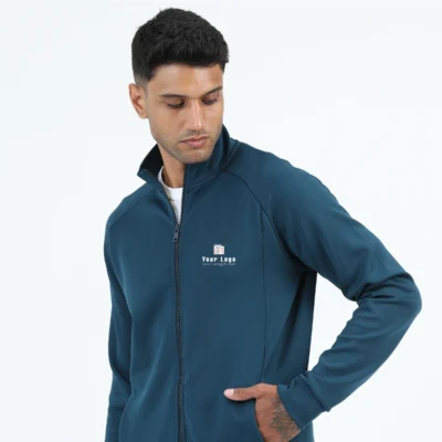 Buy Urban Jet Setter Jacket - Teal Blue in bulk for Corporate Gifting | Corporate Gyft