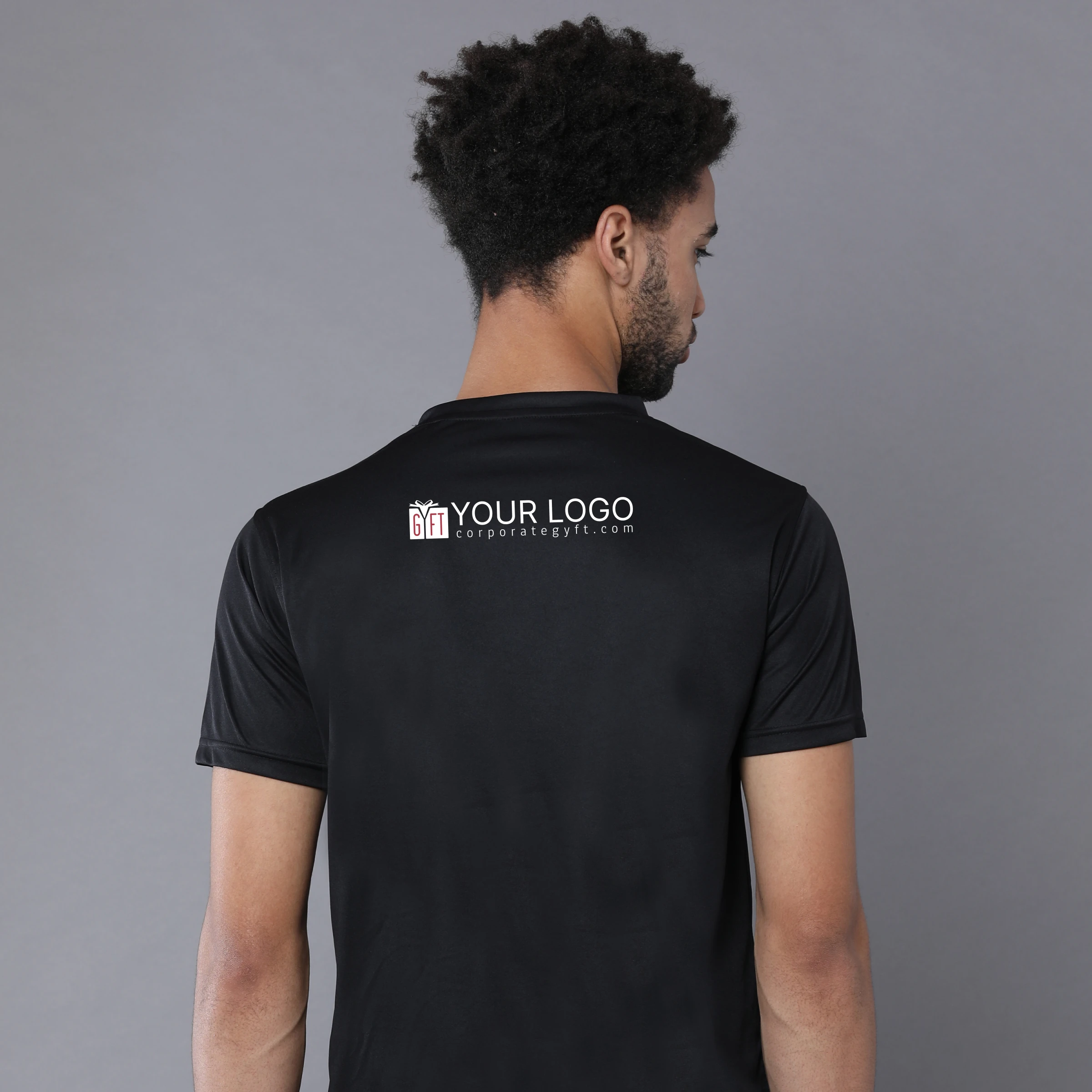 Mobilitee Workday Crew Neck - Classic Black Buy Mobilitee Workday Crew Neck - Classic Black in bulk for Corporate Gifting | Corporate Gyft