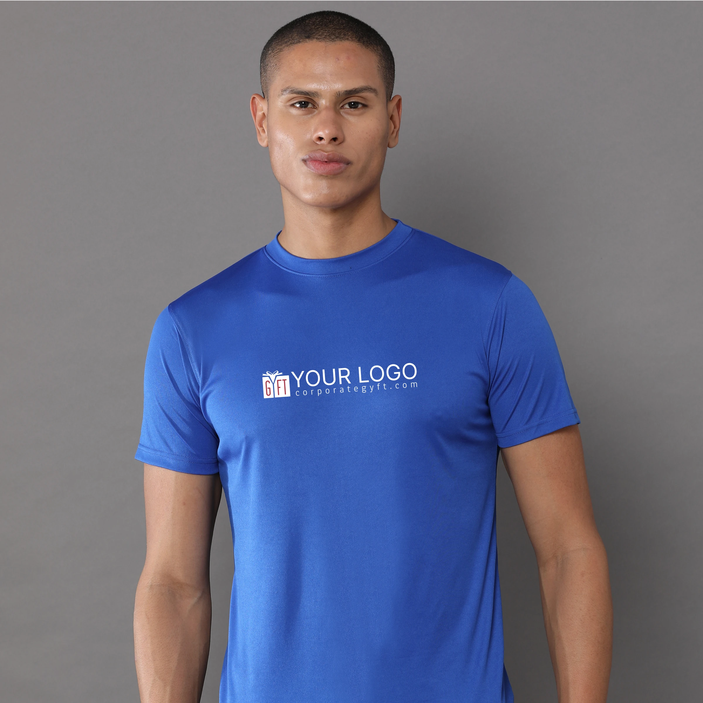Mobilitee Workday Crew Neck - Imperial Blue Buy Mobilitee Workday Crew Neck - Imperial Blue in bulk for Corporate Gifting | Corporate Gyft