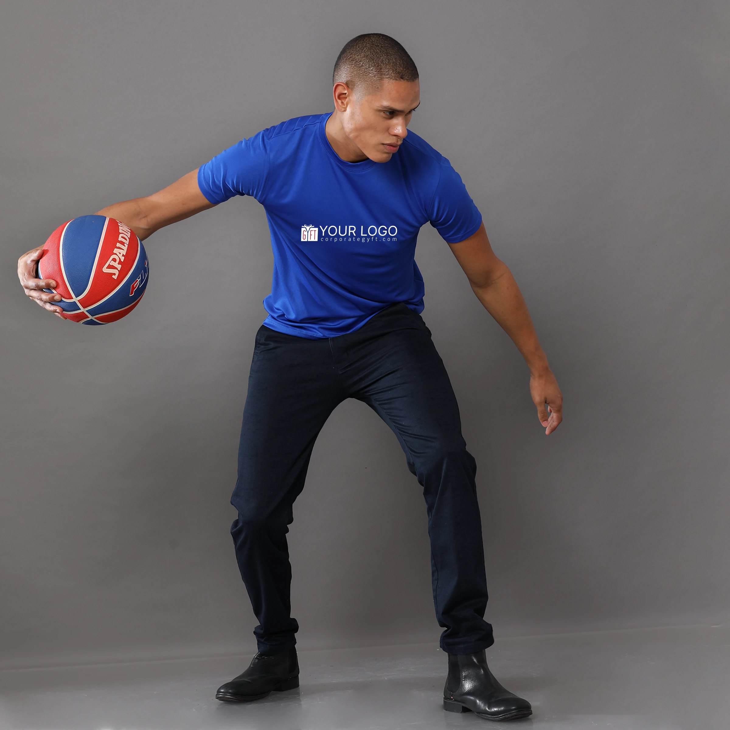 Mobilitee Workday Crew Neck - Imperial Blue Buy Mobilitee Workday Crew Neck - Imperial Blue in bulk for Corporate Gifting | Corporate Gyft