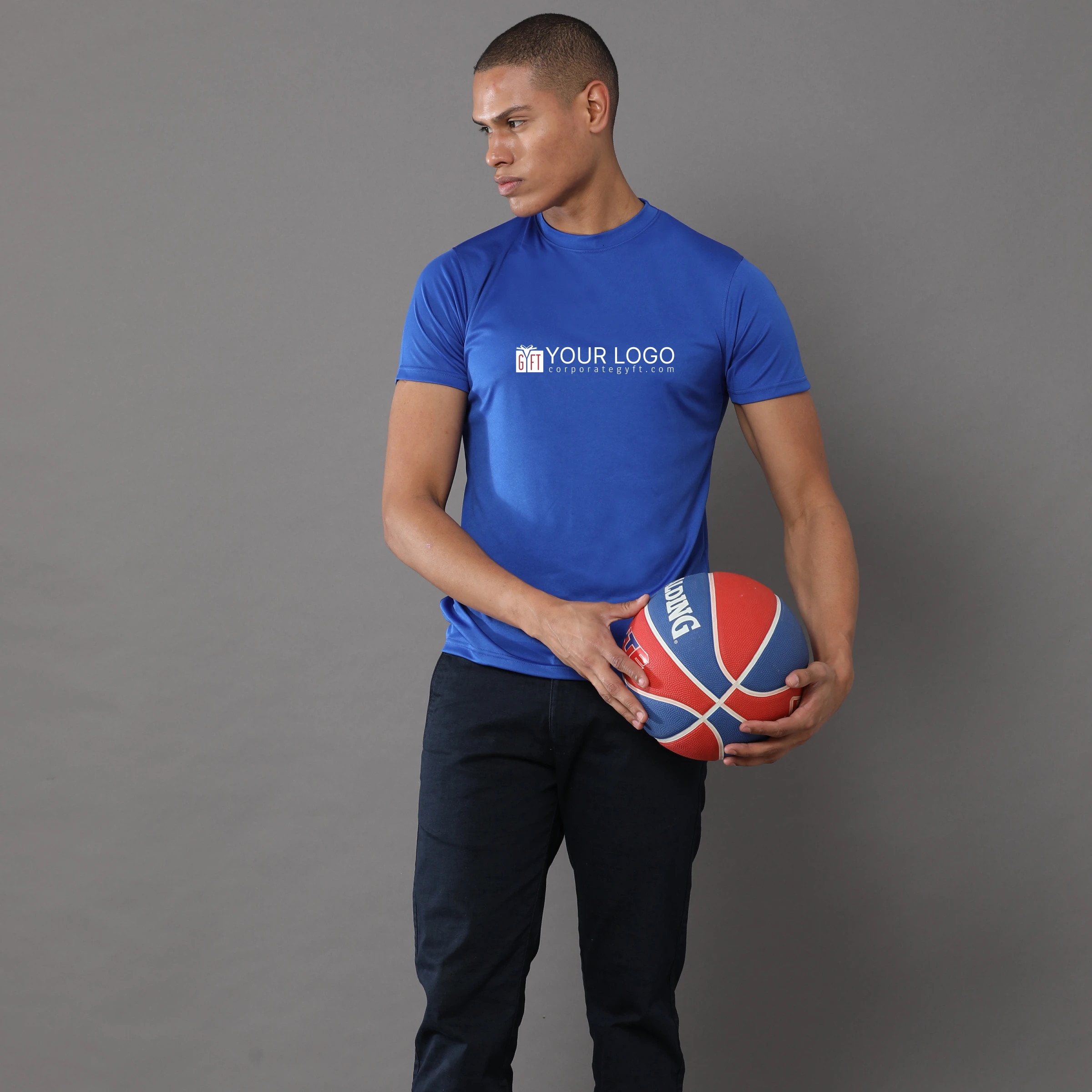 Mobilitee Workday Crew Neck - Imperial Blue Buy Mobilitee Workday Crew Neck - Imperial Blue in bulk for Corporate Gifting | Corporate Gyft