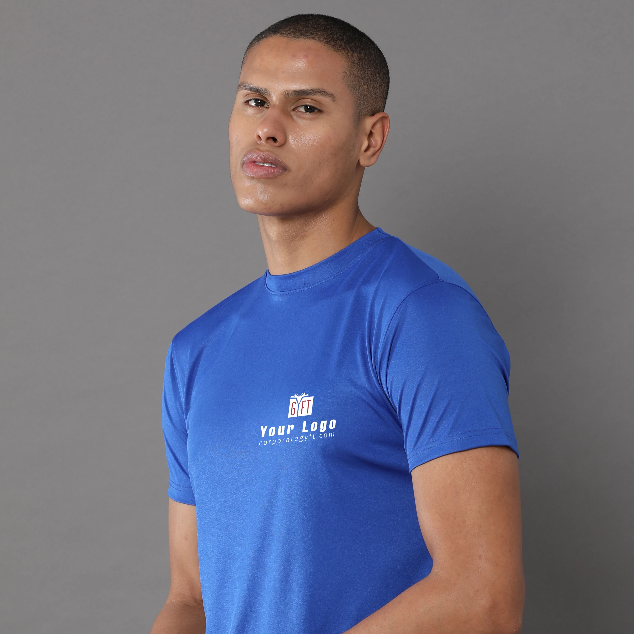 Mobilitee Workday Crew Neck - Imperial Blue Buy Mobilitee Workday Crew Neck - Imperial Blue in bulk for Corporate Gifting | Corporate Gyft