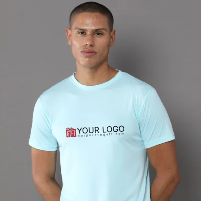 Buy Mobilitee Workday Crew Neck - Mint Blue in bulk for Corporate Gifting | Corporate Gyft