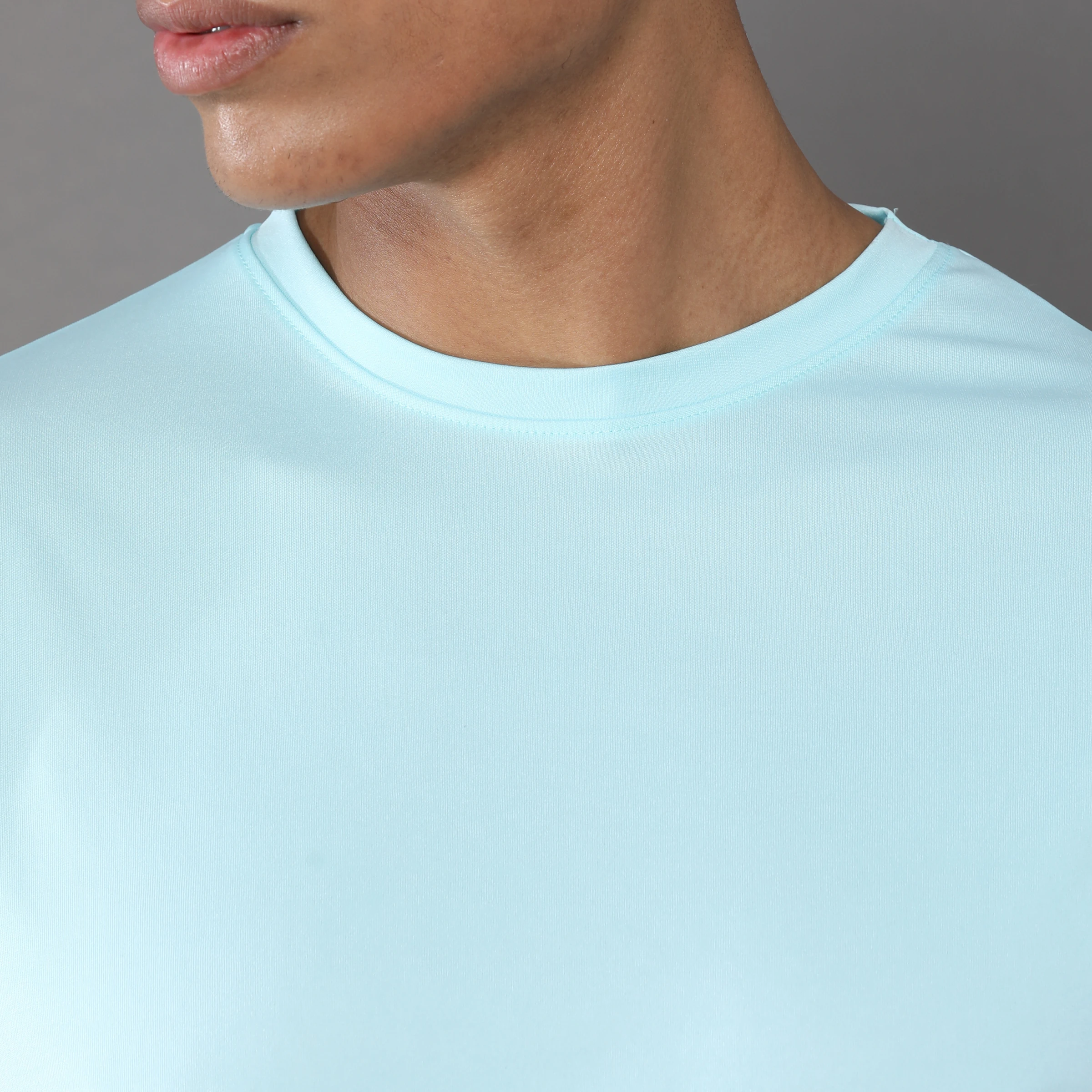 Mobilitee Workday Crew Neck - Mint Blue Buy Mobilitee Workday Crew Neck - Mint Blue in bulk for Corporate Gifting | Corporate Gyft