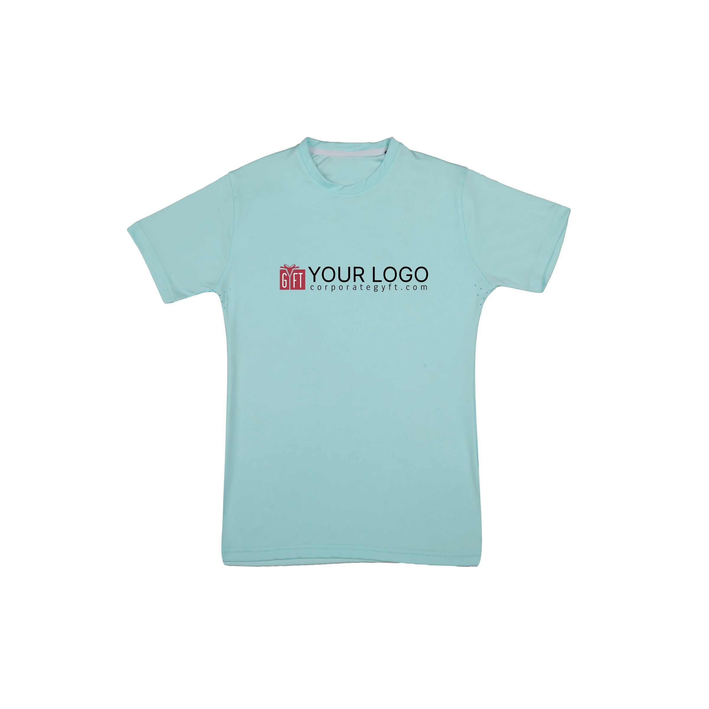 Mobilitee Workday Crew Neck - Mint Blue Buy Mobilitee Workday Crew Neck - Mint Blue in bulk for Corporate Gifting | Corporate Gyft