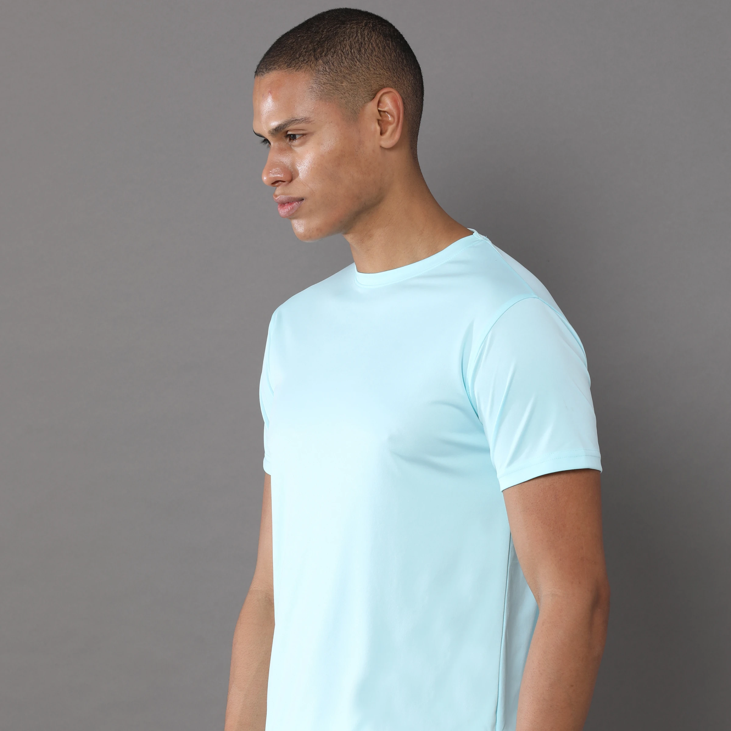 Mobilitee Workday Crew Neck - Mint Blue Buy Mobilitee Workday Crew Neck - Mint Blue in bulk for Corporate Gifting | Corporate Gyft