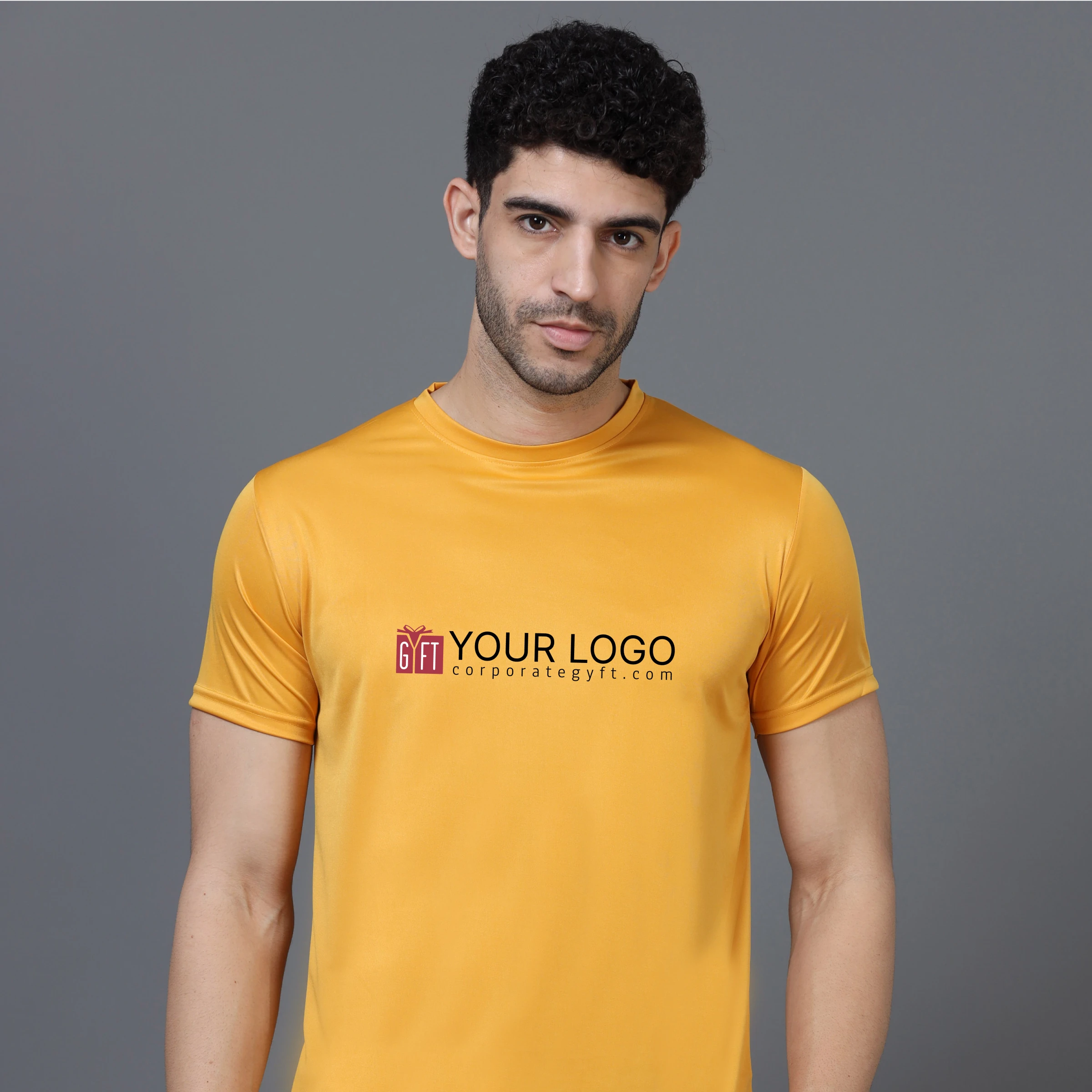 Mobilitee Workday Crew Neck - Mustard Buy Mobilitee Workday Crew Neck - Mustard in bulk for Corporate Gifting | Corporate Gyft