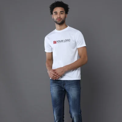 Buy Sports Crew Lightweight Tee - White in bulk for Corporate Gifting | Corporate Gyft