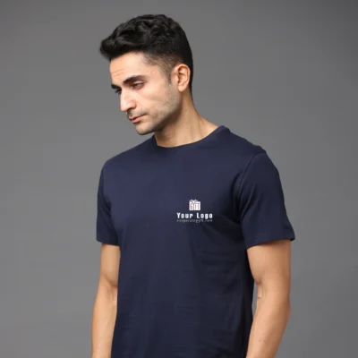 Buy Pima Bio Finish Crew Necks - Midnight Navy in bulk for Corporate Gifting | Corporate Gyft