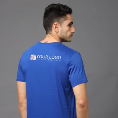 Buy Pima Bio Finish Crew Necks - Imperial Blue in bulk for Corporate Gifting | Corporate Gyft