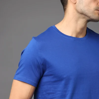 Buy Pima Bio Finish Crew Necks - Imperial Blue in bulk for Corporate Gifting | Corporate Gyft