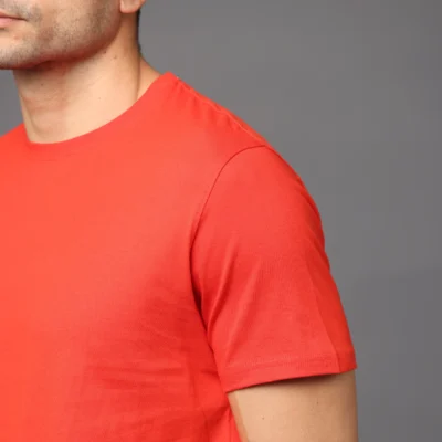 Buy Pima Bio Finish Crew Necks - Red in bulk for Corporate Gifting | Corporate Gyft