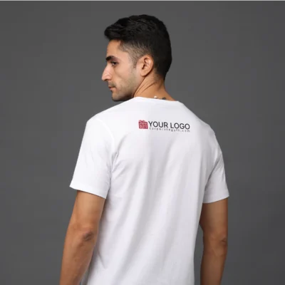 Buy Pima Luxe Crew Necks - White in bulk for Corporate Gifting | Corporate Gyft