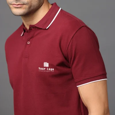 Buy Pima Signature Polo T-Shirt – French Wine in bulk for Corporate Gifting | Corporate Gyft