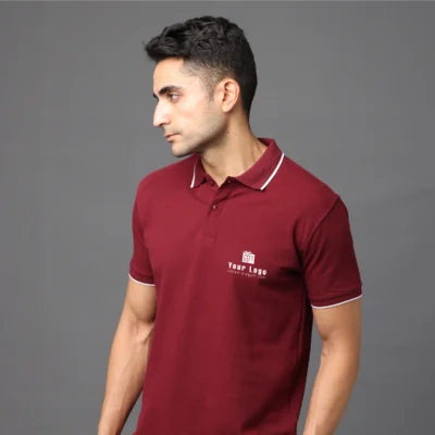 Buy Pima Signature Polo T-Shirt – French Wine in bulk for Corporate Gifting | Corporate Gyft