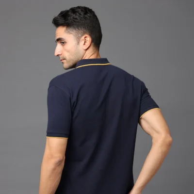 Buy Pima Signature Polo T-Shirt – Midnight Navy in bulk for Corporate Gifting | Corporate Gyft