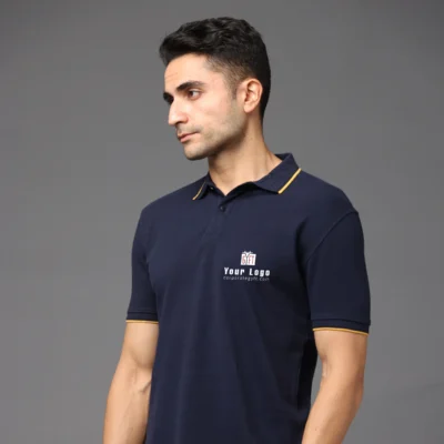 Buy Pima Signature Polo T-Shirt – Midnight Navy in bulk for Corporate Gifting | Corporate Gyft