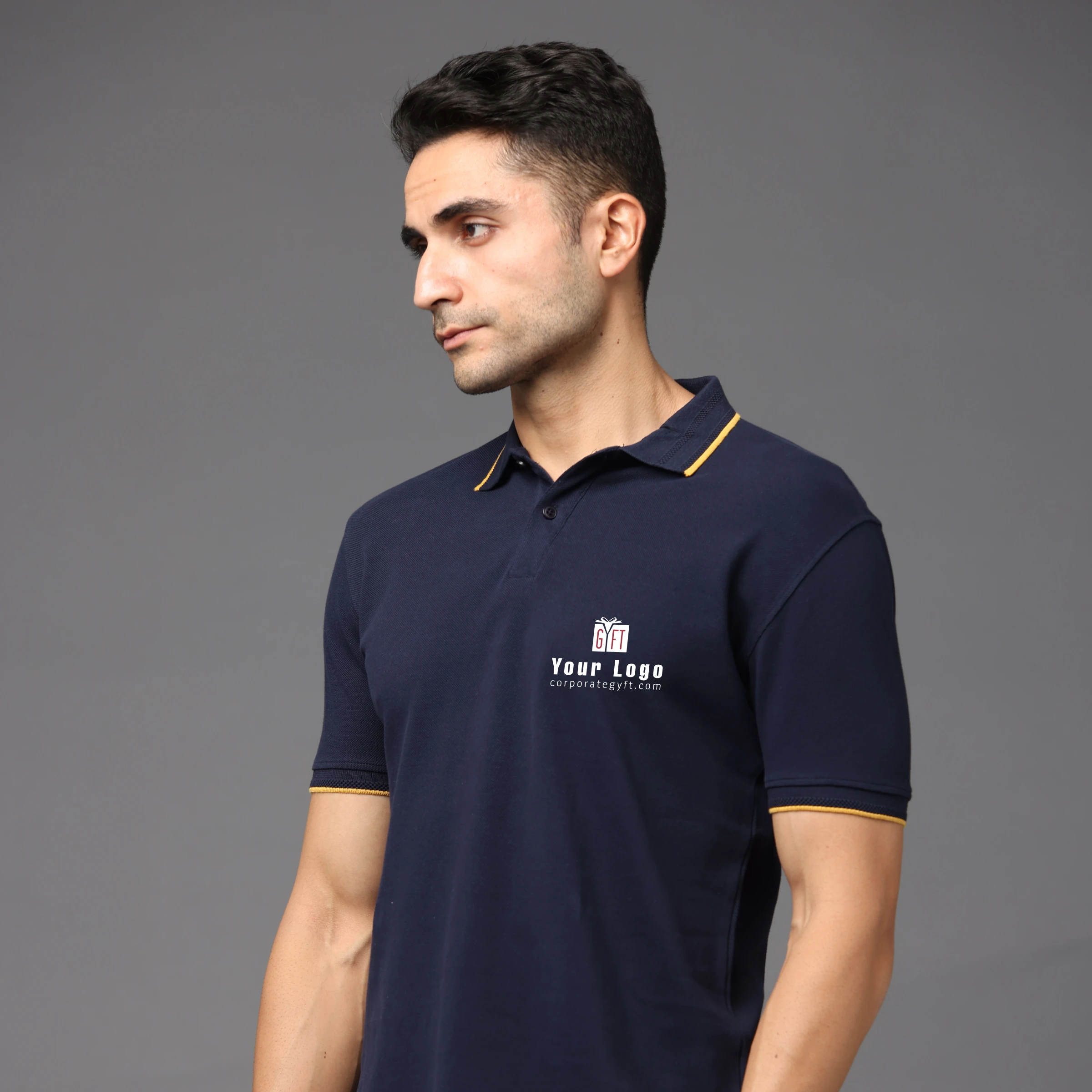 Pima Signature Polo T-Shirt – Midnight Navy Buy Pima Signature Polo T-Shirt – Midnight Navy in bulk for Corporate Gifting | Corporate Gyft