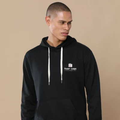 Buy Sustainable Pullover Hoodie - Classic Black in bulk for Corporate Gifting | Corporate Gyft