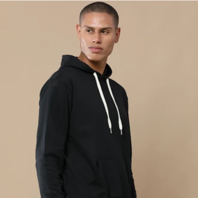 Buy Sustainable Pullover Hoodie - Classic Black in bulk for Corporate Gifting | Corporate Gyft