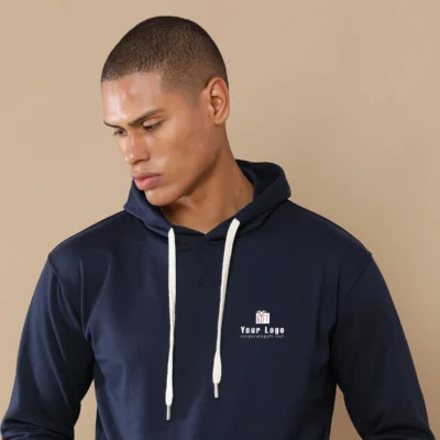 Buy Sustainable Pullover Hoodie - Midnight Navy in bulk for Corporate Gifting | Corporate Gyft