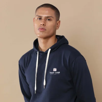Buy Sustainable Pullover Hoodie - Midnight Navy in bulk for Corporate Gifting | Corporate Gyft