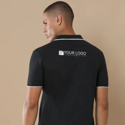 Buy Executive Polo T-Shirt - Charcoal Melange in bulk for Corporate Gifting | Corporate Gyft
