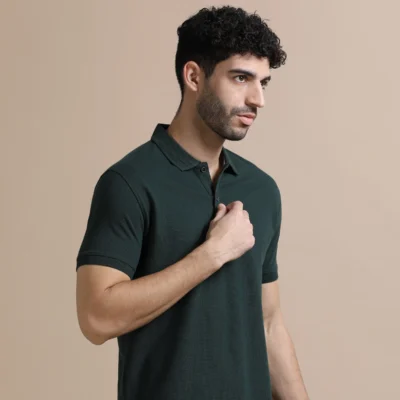 Buy Executive Polo T-Shirt - Forest Green in bulk for Corporate Gifting | Corporate Gyft