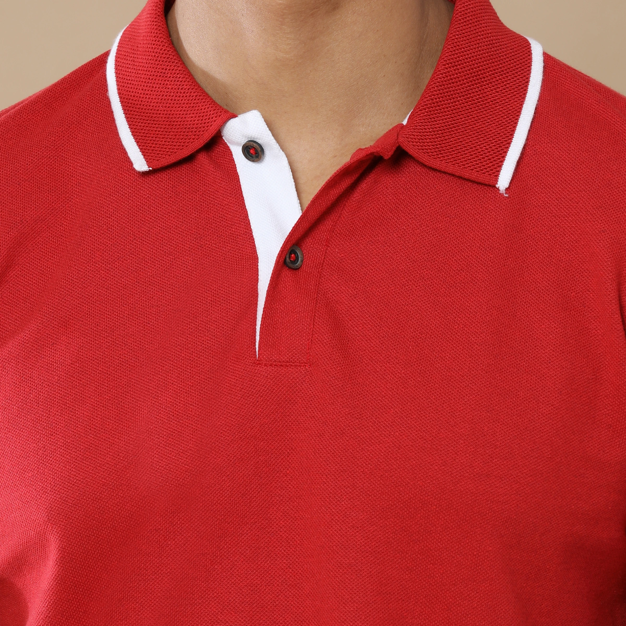 Executive Polo T-Shirt - Heather Red Buy Executive Polo T-Shirt - Heather Red in bulk for Corporate Gifting | Corporate Gyft