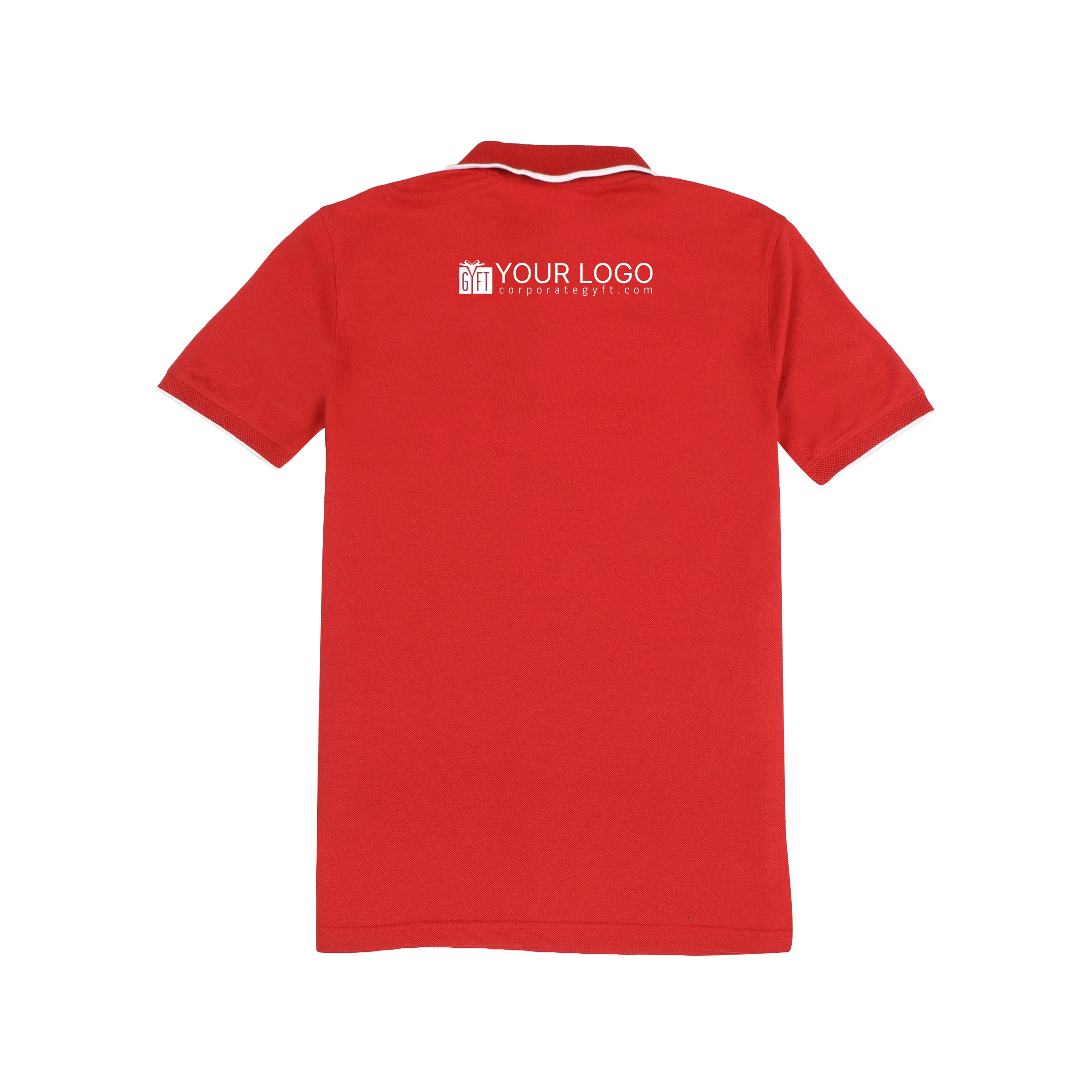 Executive Polo T-Shirt - Heather Red Buy Executive Polo T-Shirt - Heather Red in bulk for Corporate Gifting | Corporate Gyft