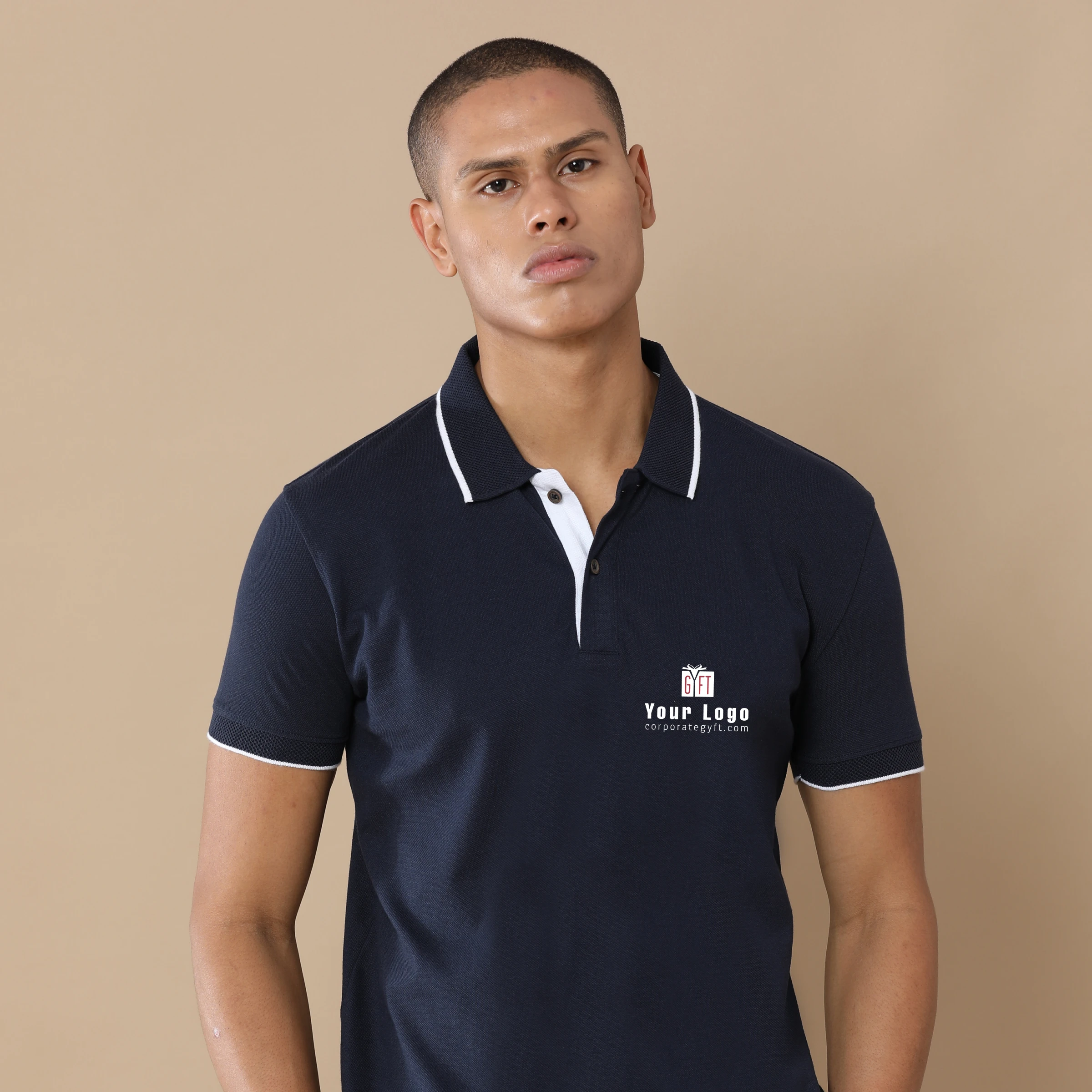 Executive Polo T-Shirt - Midnight Navy Buy Executive Polo T-Shirt - Midnight Navy in bulk for Corporate Gifting | Corporate Gyft