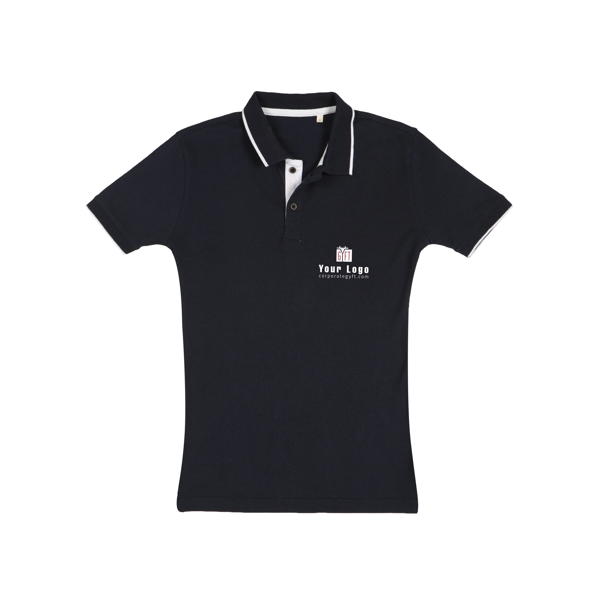 Executive Polo T-Shirt - Midnight Navy Buy Executive Polo T-Shirt - Midnight Navy in bulk for Corporate Gifting | Corporate Gyft