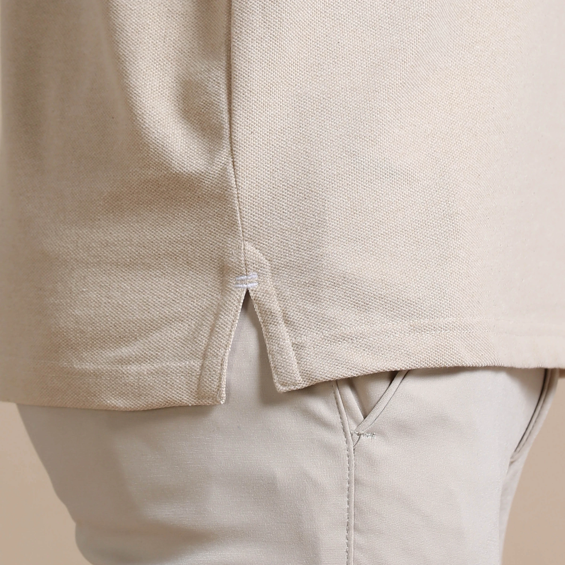 Executive Polo T-Shirt - Sand Beige Buy Executive Polo T-Shirt - Sand Beige in bulk for Corporate Gifting | Corporate Gyft