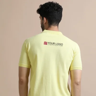 Buy Executive Polo T-Shirt - Sunrise Yellow in bulk for Corporate Gifting | Corporate Gyft
